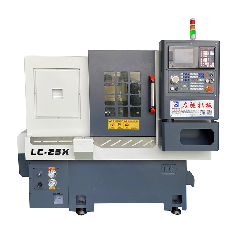 LC-25X inclined bed CNC lathe cutter arrangement machine